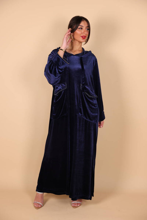 Velvet Handwork - Kingsblue