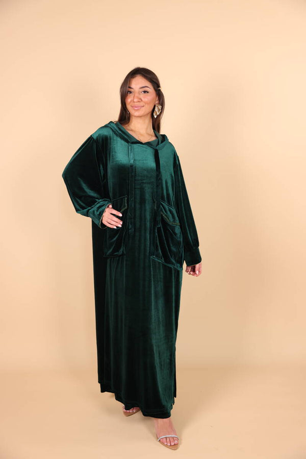 Velvet Handwork - Emerald